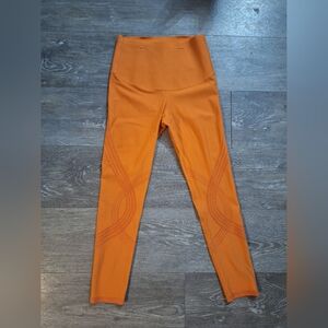 Fanka High-Waist Reversible Contour Slimming Orange Compression Leggings